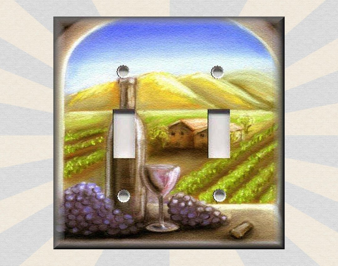 Wine Home Decor Tuscan Wine Kitchen Decor Wine Bar Decor Etsy