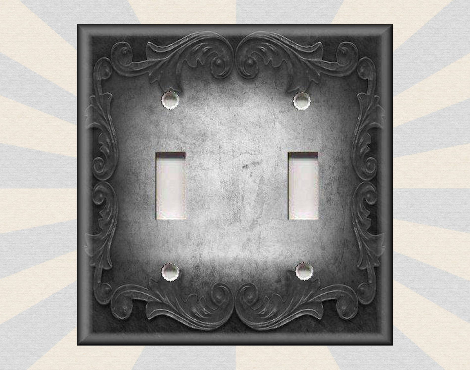 Metal Light Switch Plate Cover Victorian Gothic Home Decor Etsy