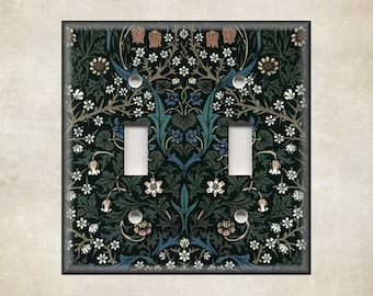 William Morris Art Nouveau Decor - Vintage Art Nouveau Home Decor - Metal Light Switch Plate Covers And Outlet Covers - Free Shipping