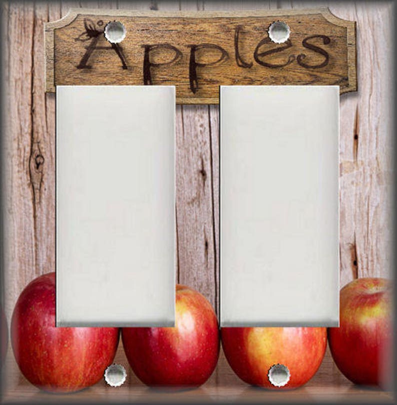 Apple Decor Red Apple Decor Country Kitchen Apples Home Decor Etsy