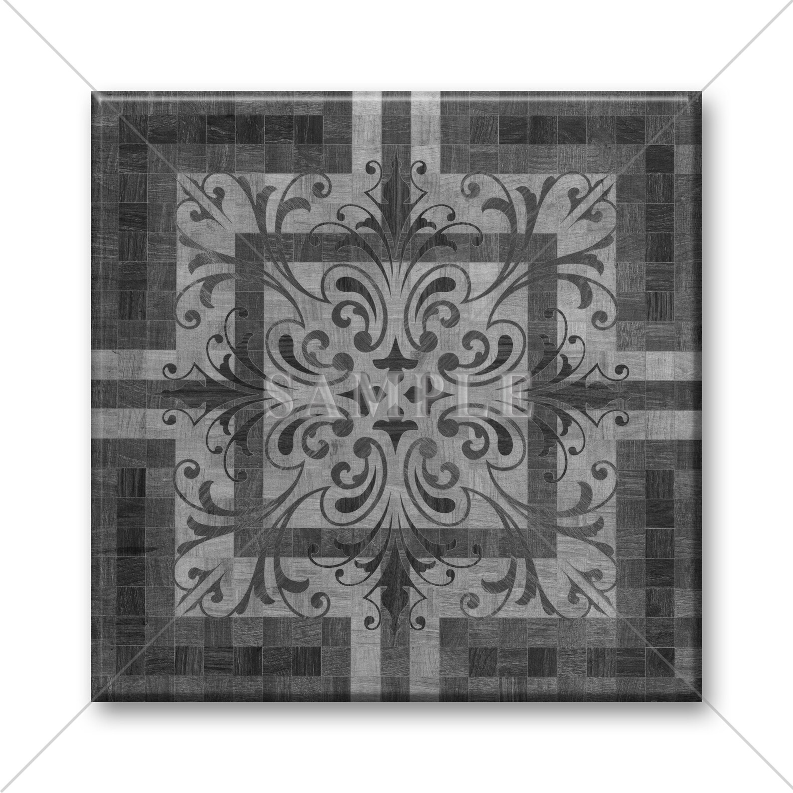 Unique Ceramic Accent Tile Grey Decorative Tile Backsplash Etsy