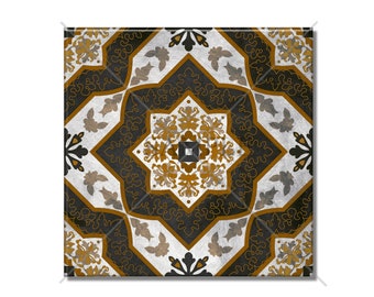 Vintage Brown Black Ceramic Tile - Kitchen Tile Bathroom Tile - Decorative Ceramic Tile Backsplash - Backsplash Tile - Ceramic Tile Wall Art