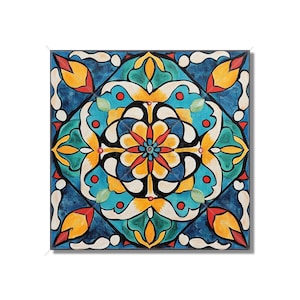 Bright Multi Colored Ceramic Tile - Bright Colors Kitchen Tile - Unique Backsplash Tile - Bathroom Tile - Fireplace Tiles - Free Shipping