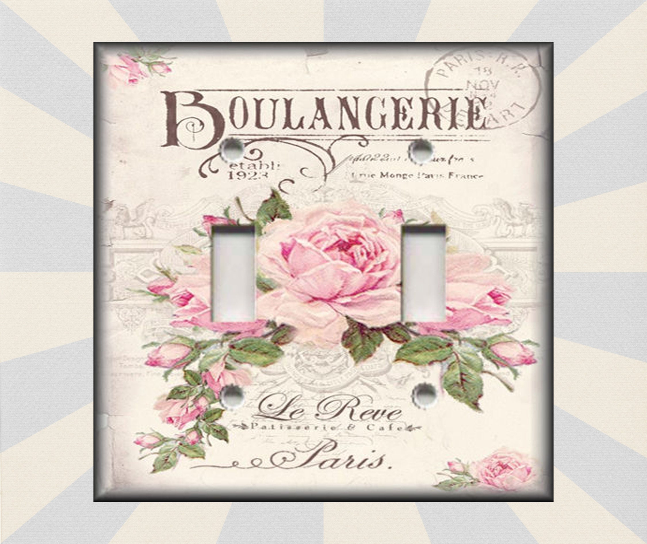 Pink Roses Switch Covers Wall Plate Graphics Wallplates,Double Rocker Pink Roses Switch Covers Wall Plate Graphics Wallplates,Double Rocker