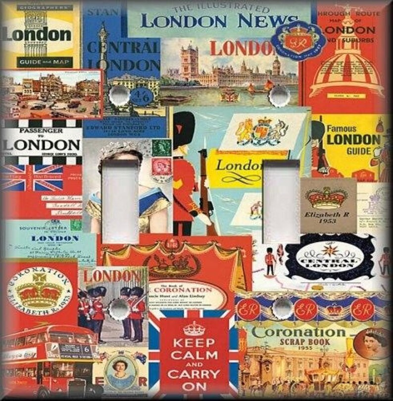 Vintage Travel London Home Decor London Decor England Decor Etsy