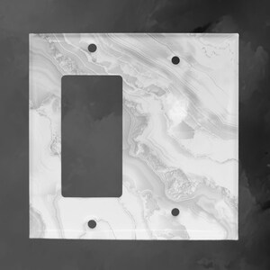 Over 7000 Designs Double Rocker Solid Metal Switch Plate Cover - You