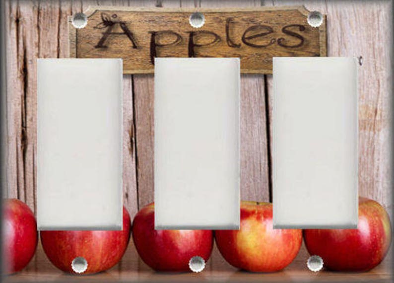 Apple Decor Red Apple Decor Country Kitchen Apples Home Decor Etsy