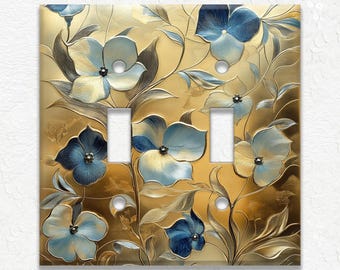 Fleur De Lis Cast Iron Switch Plate Cover: Vintage Style - UK