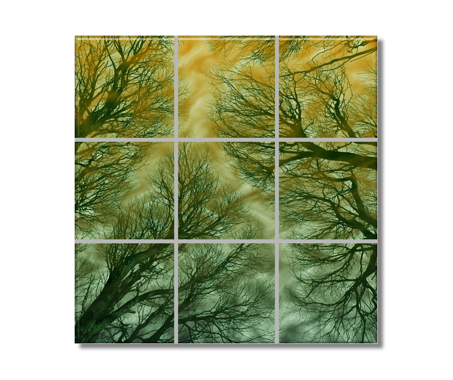 Ceramic Tile Mural Tile Mural Rustic Tree Art Design Tile Etsy