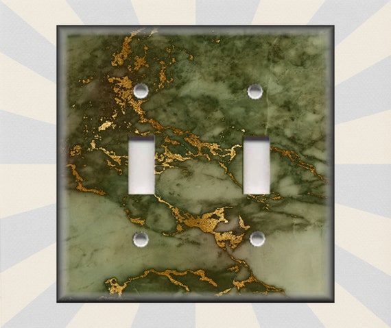 Couvercle D'interrupteur Décoratif à 4 Interrupteurs à Bascule Motif Floral Bohème Feuille Aquarelle Rustique Plaque Murale Plaque D'interrupteur GFCI Pour Salle De Bain, Chambre à Coucher, Salon