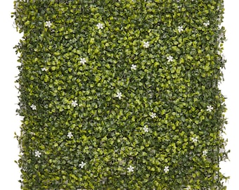 Hansmeier Pflanzenwand | Vertikaler Garten | Größen und Motive  | schnell montiert & erweiterbar | Sichtschutz | Wandpaneele | Kunstpflanze