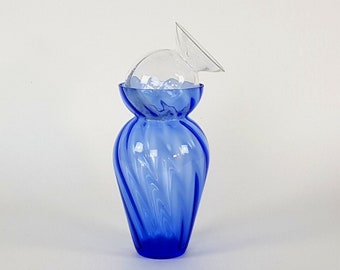 Design holandês - Designer Willem Noyons - arte em vidro - Holanda - Vaso duplo - 2000