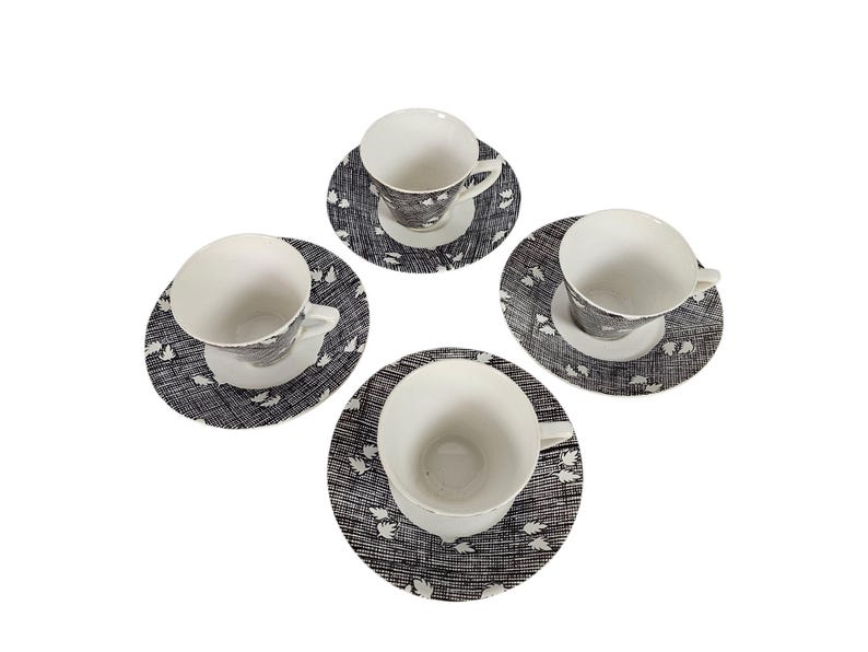 Plateelbakkerij Zuid Holland (PZH) - Gouda - Holanda - xícaras e pires (4) - 1950 imagem 10