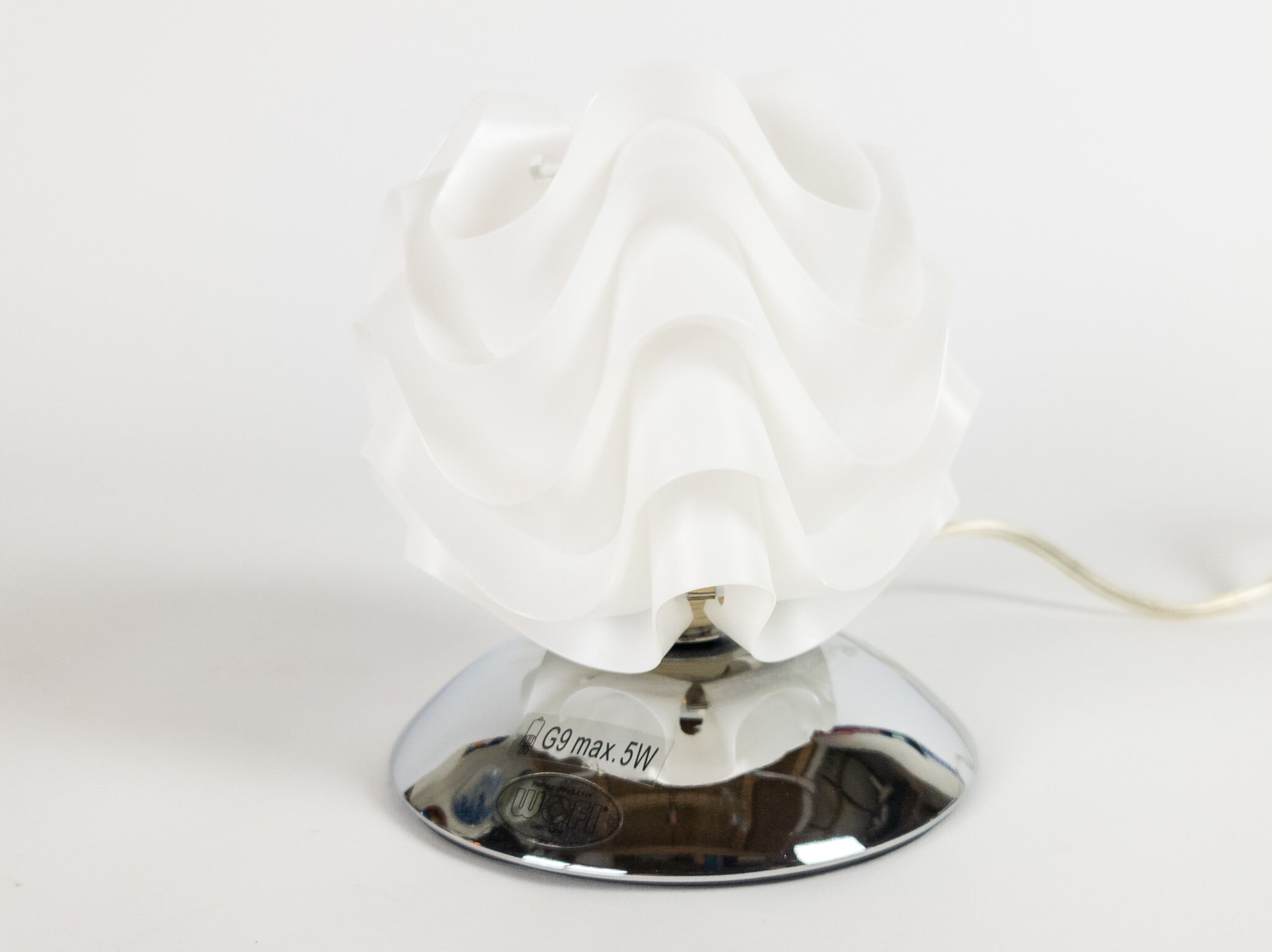 Wofi Leuchten Table Lamp Germany Chrome Plastic 90 s Etsy Australia