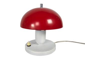 Nordiska - Space Age - Mushroom - table lamp - metal - Sweden - 60s