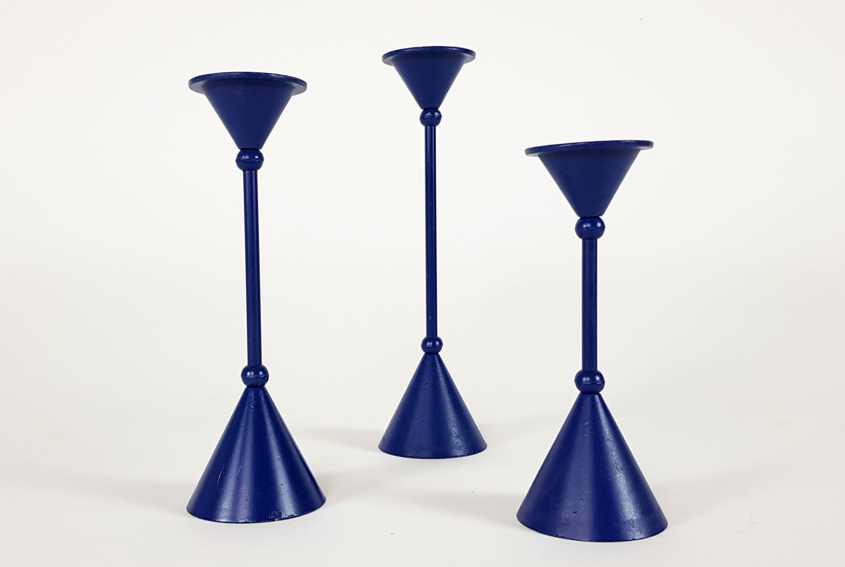 Memphis Milano style | candlestick holders | set of 3 | 80's |