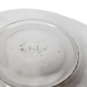 Plateelbakkerij Zuid Holland (PZH) - Gouda - Holanda - xícaras e pires (4) - 1950 imagem 5