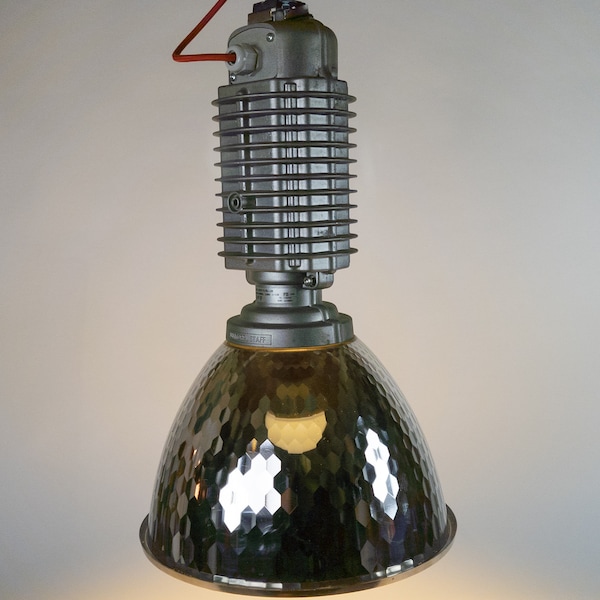 Zumtobel staff - design Charles Keller - model Copa D-1 - XXL hanging lamp - industrial - 1990's