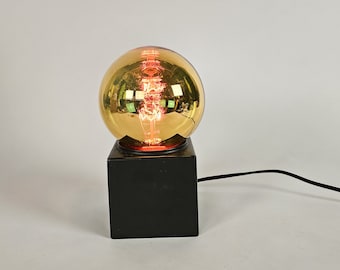 Dutch design -Philips design mirror ball lamp - table/desk lamp - 70s