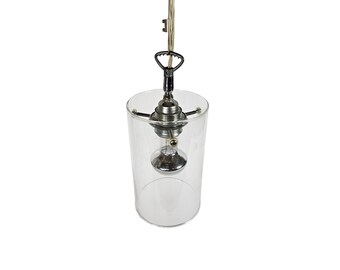 Design holandês - Pola International Amsterdam - luminária pendente - vidro - metal - década de 1990