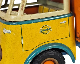 Camion Benne Ancien GOSO En Tôle - Allemagne - 25 Cm - Superbe état