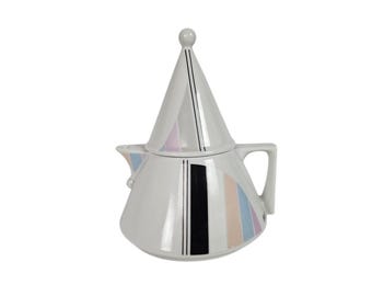 Memphis Milano Style | J. Kronester for Bavaria West Germany | model Rex Valenty Line tea for one teapot |