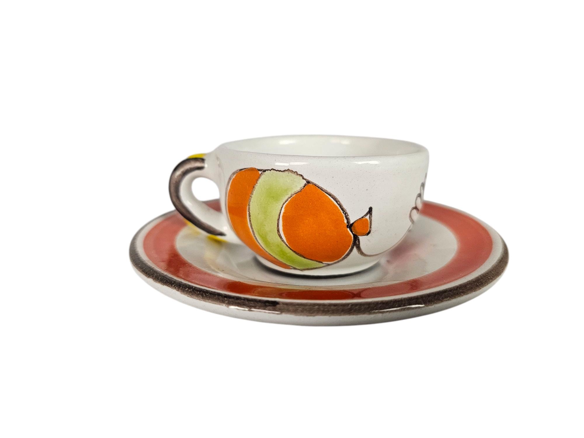 Desimone - Cup and Saucer - Ceramic - Italy - 3rd Quarter 20th