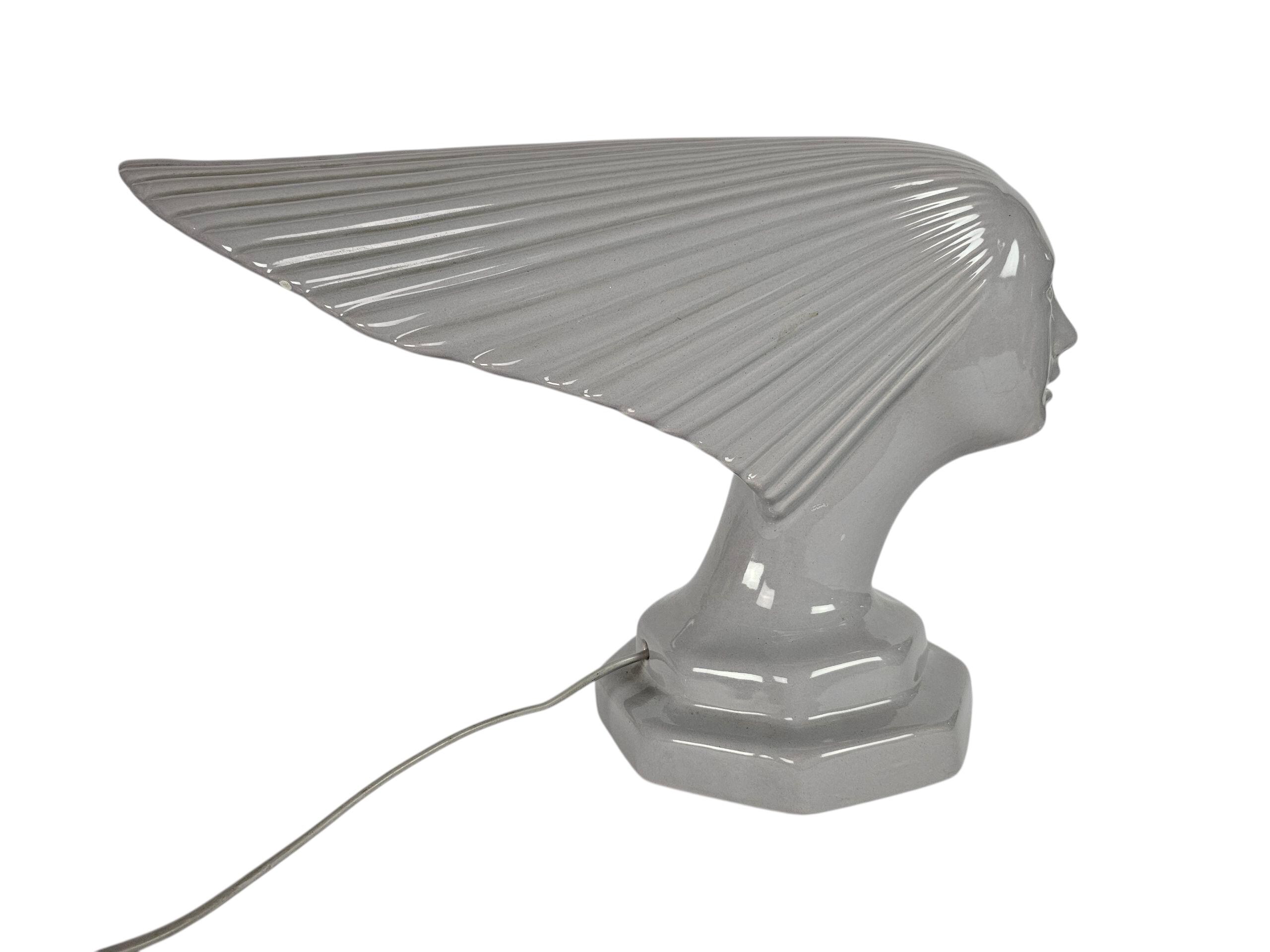 Vintage - René Lalique Style - Hubert Olivier Design - Table Lamp