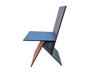 Ikea - Sedia Vilbert - design Verner Panton - Stile Memphis Milano - 1993