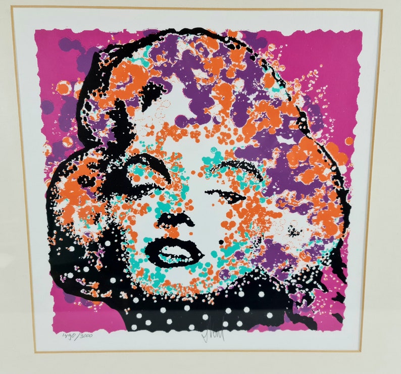 Marilyn Monroe limited edition Dutch design Screen print Ad van Hassel