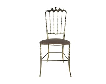 Italian design - Chiavari chair - Giuseppe Gaetano - brass - Italy - 1950's