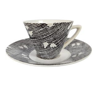 Plateelbakkerij Zuid Holland (PZH) - Gouda - Holanda - xícaras e pires (4) - 1950 imagem 7