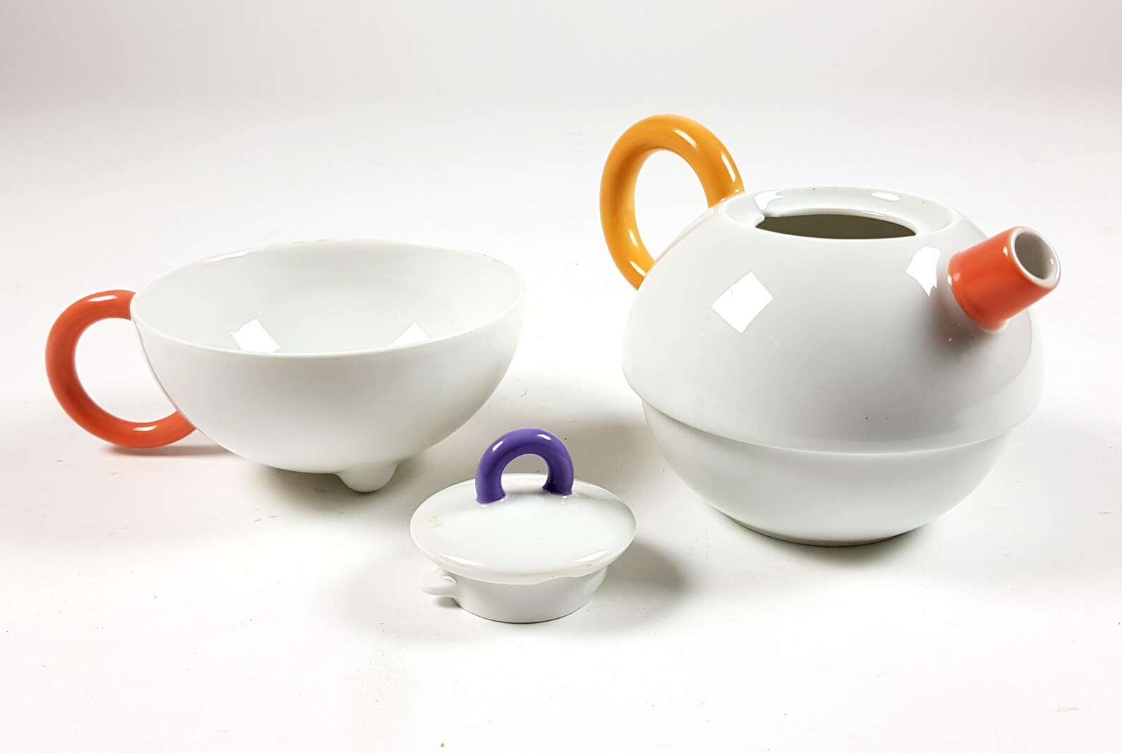 Matteo Thun for Arzberg Teapot Memphis Style Tea for One Etsy