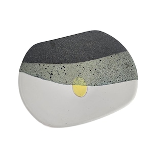 Ettore Sottsass  voor Bitossi -  Sottsass (1917-2007) - Raymor - Fat lava - schaal - 1950's