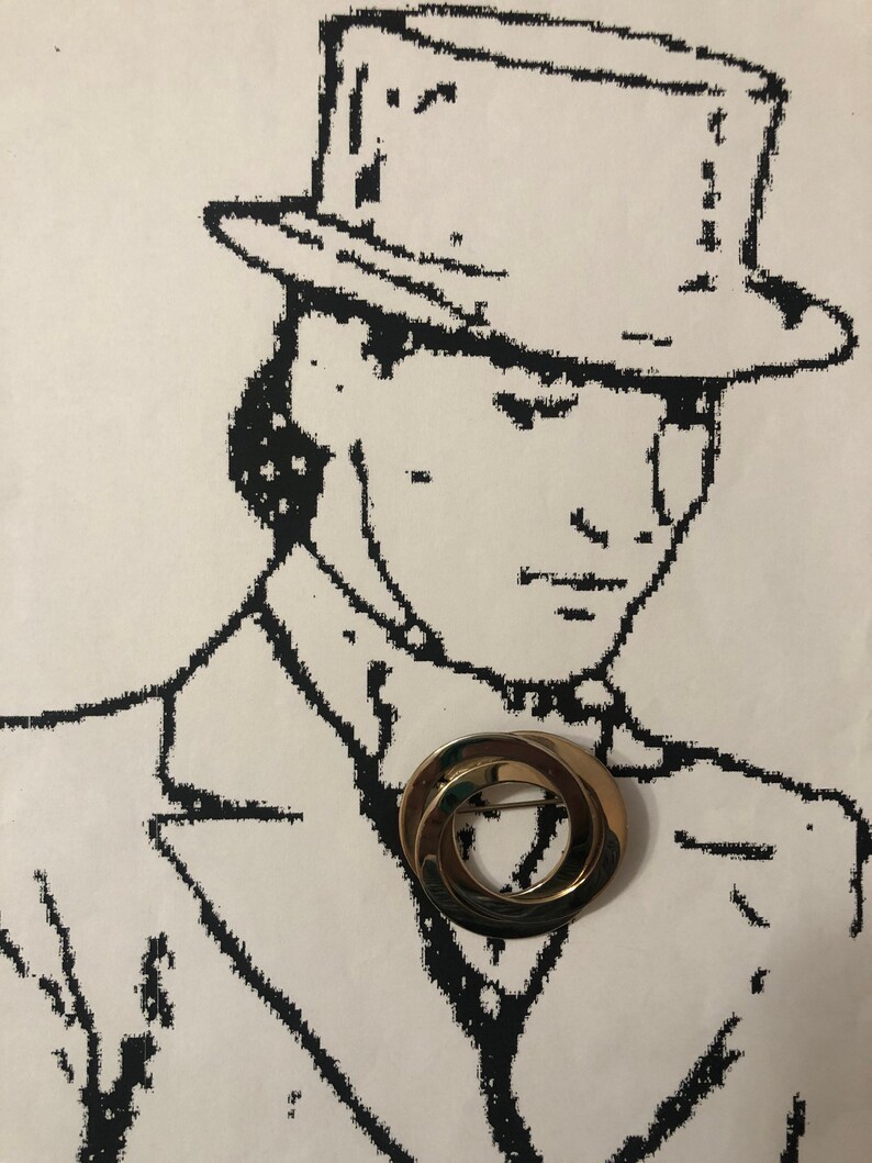 Dressage stock tie pin