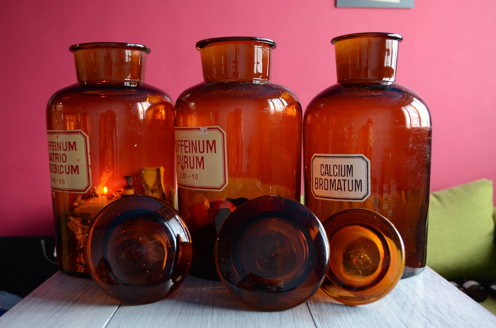 Vintage pharmacy amber glass JARS EXTRA LARGE V2 Etsy