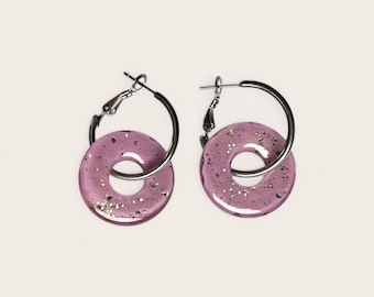 PINK DONUTS EARRINGS