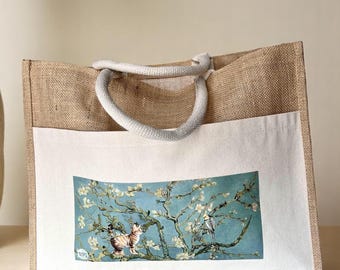 Van Gogh's "Almond Branch in Blossom" Beach Bag