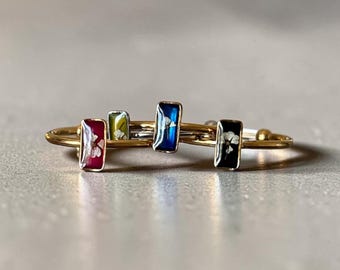 MINI FLOWERED RING