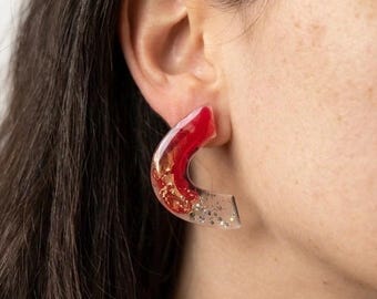 CHERRY HOOK EARRINGS