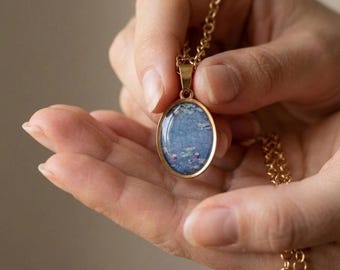MONET WATER LILIES NECKLACE