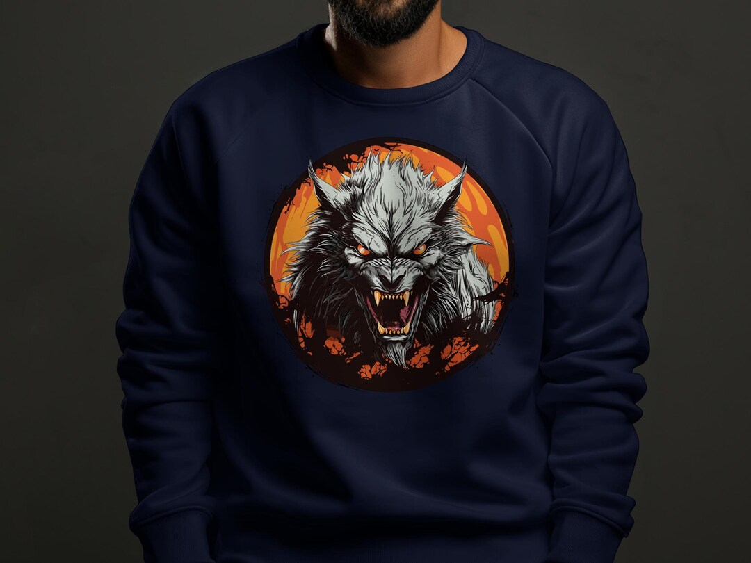 Werewolf Hoodie Werewolf Sweater Werewolf Clothing Werewolf Etsy