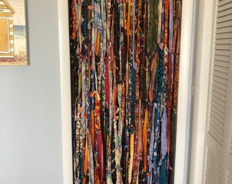 Bohemian curtain door divider
