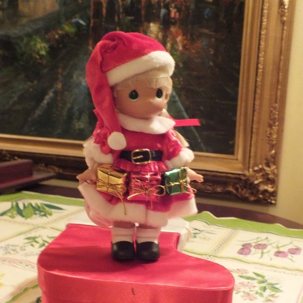 Calcetín navideño para muñecas Precious Moments NUEVO