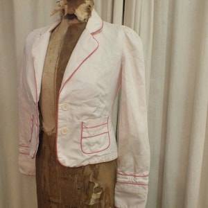 Juicy Couture Pink Piped Jacket Sz P