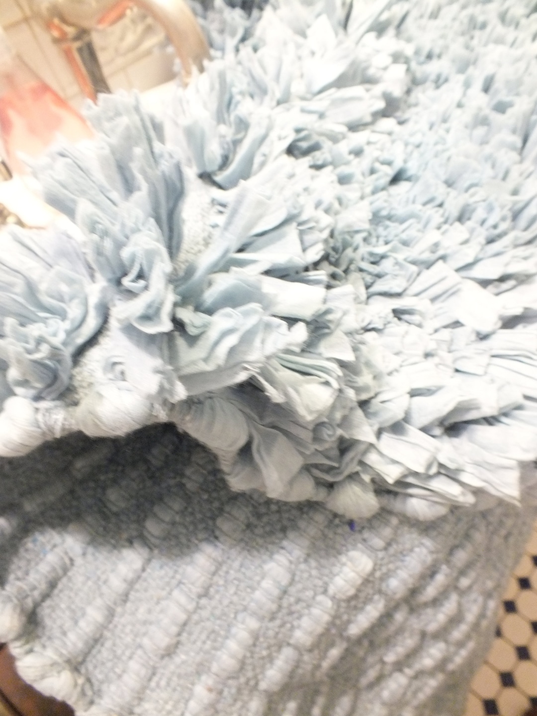 Designer Artisans Light Blue Shaggy Rug 27 X 45 Etsy