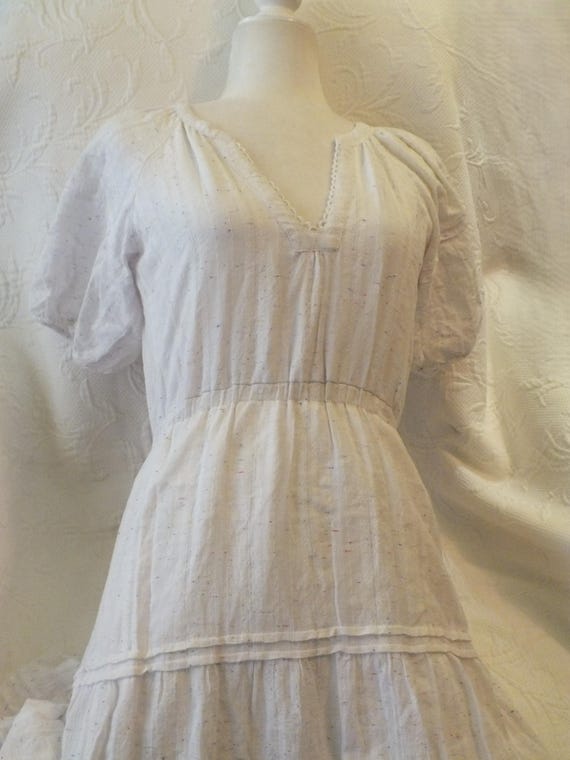 White Peasant Dress by Betsey Johnson Size XS Cotton Dress - Etsy White Peasant Dress by Betsey Johnson Size XS Cotton Dress - Etsy