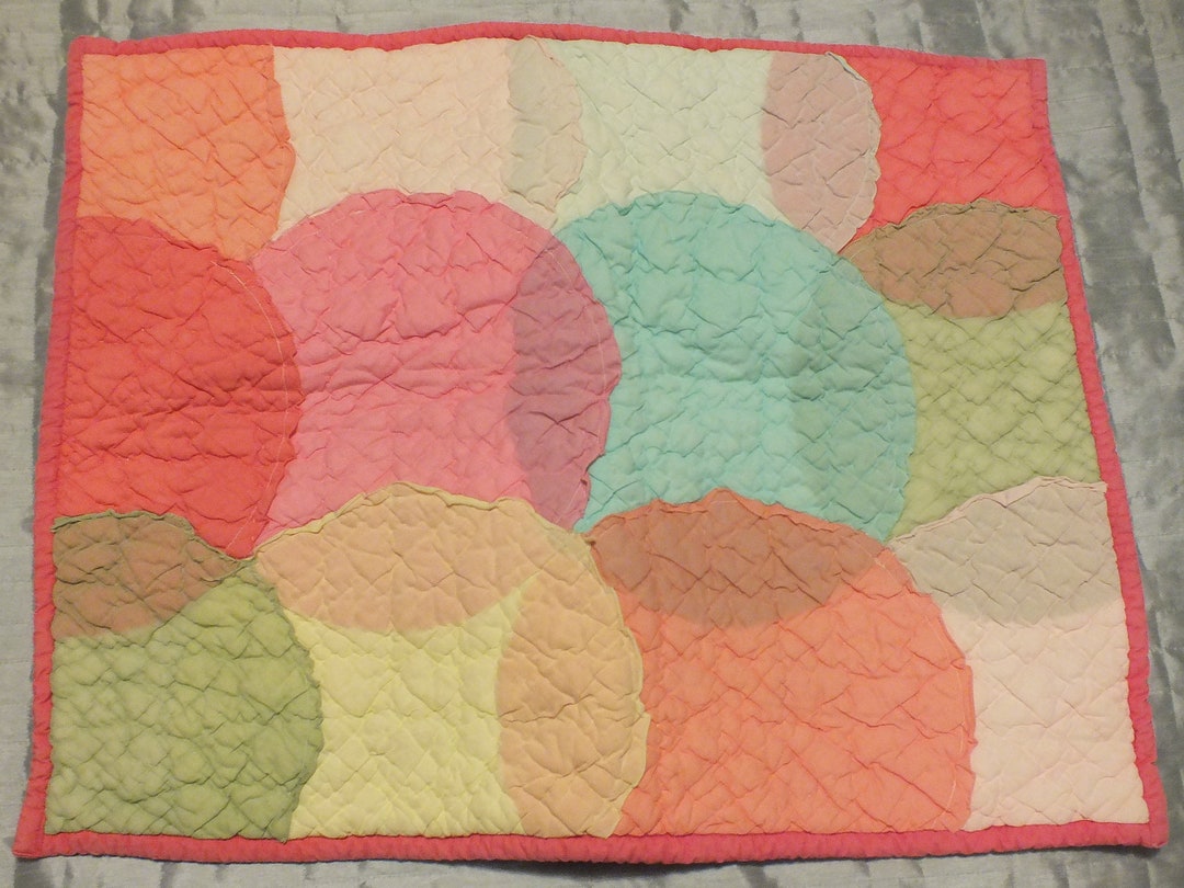 Pillowcase Patchwork Quilted Standard Sham Cases Pastels by the Land of Nod Etsy