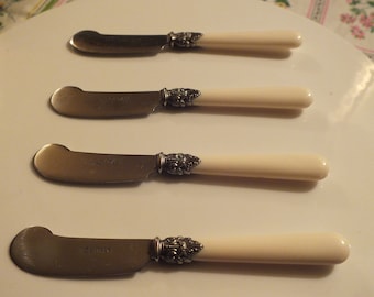 Juego de cuchillos vintage Napoleon, juego de 4 piezas, fabricado en Italia.