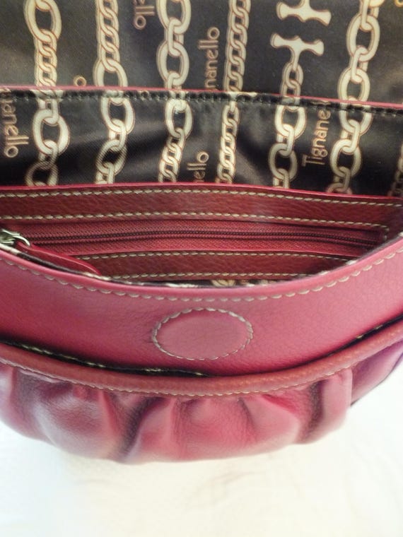 Leather Crossbody Bag by Tignanello in a Deep Red… - image 7